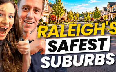 Safest towns near Raleigh NC including Cary, Wake Forest, Apex, Holly Springs, and Rolesville